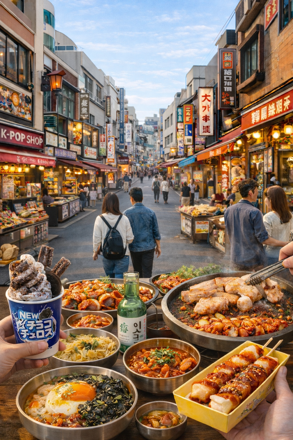 特別な体験!夜に楽しむいちご狩り コリアンタウン新大久保&つつじ咲く、圧巻の千本鳥居神社バスツアー2